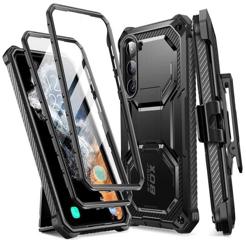 Supcase Iblsn ArmorBox Full Body Set Case (Samsung Galaxy S23 Plus) black