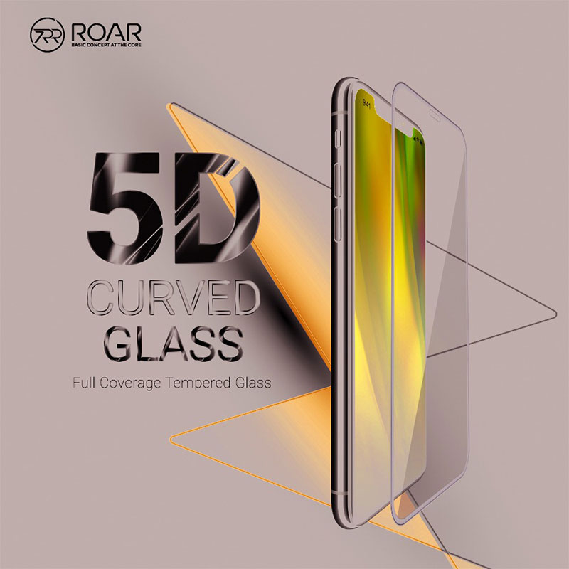 Roar Glass 5D Full Glue And Coveraged (Samsung Galaxy Note 10 Lite / A71) black