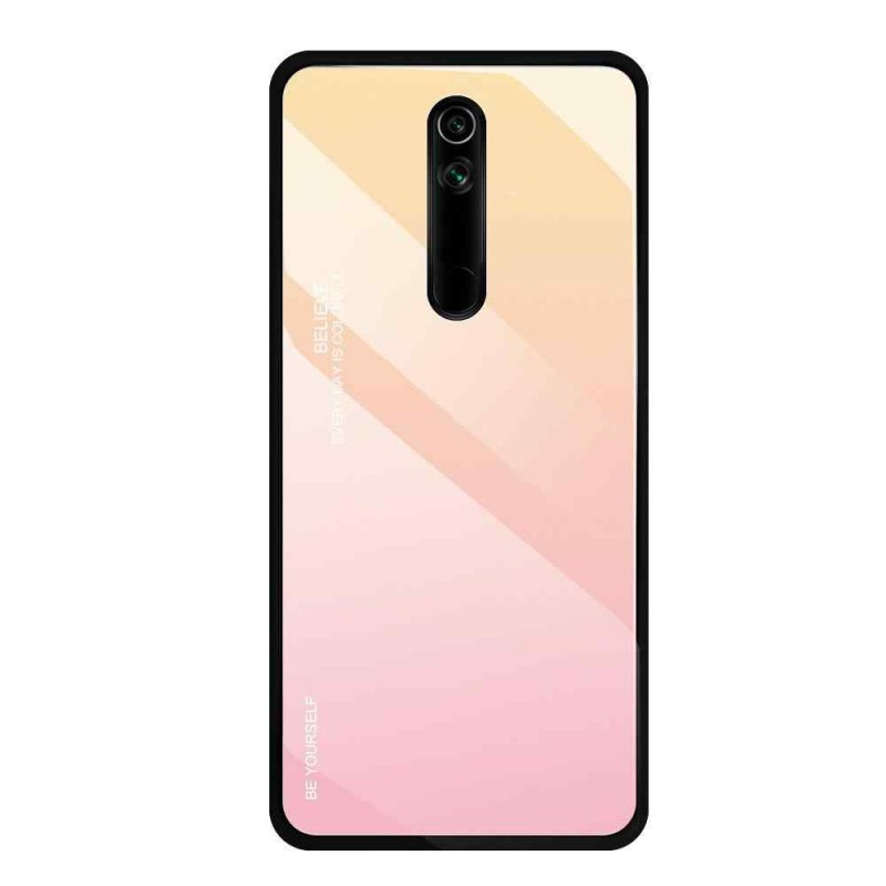 Tempered Glass Case Back Cover (Huawei Mate 20 Lite) pink