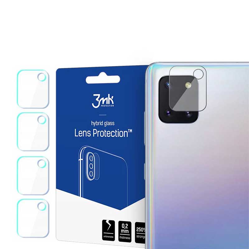 3MK Flexible Camera Lens Protector (Samsung Galaxy Note 10 Lite) 4pcs set