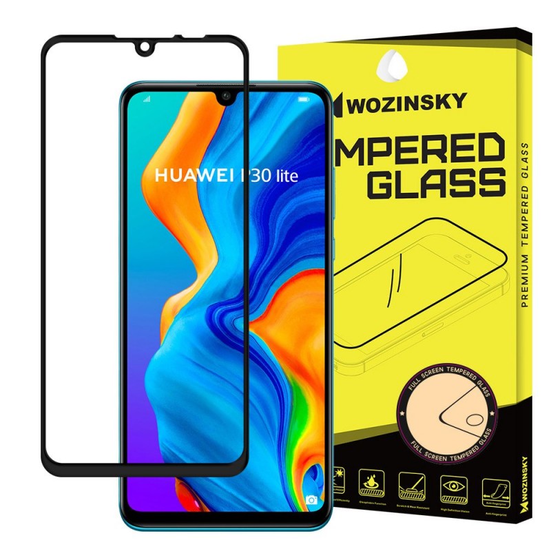 Wozinsky Tempered Glass Full Glue And Coveraged (Huawei P30 Lite) black