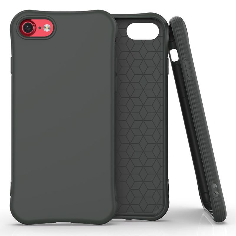 Silicone Armor Soft Case Back Cover (iPhone SE 2 / 8 / 7) dark green