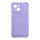 Card Armor AirBag Back Cover Case (iPhone 13 mini) purple