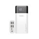 Wozinsky Power Bank 30000mAh Li-Ion 4 x USB LCD 2A (WPB-001WE) white