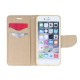 Smart Fancy Book Cover (iPhone 14 Pro) black-gold