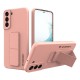 Wozinsky Kickstand Flexible Back Cover Case (Samsung Galaxy S22) pink