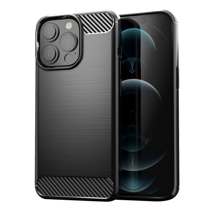 Carbon Case Back Cover (iPhone 13) black