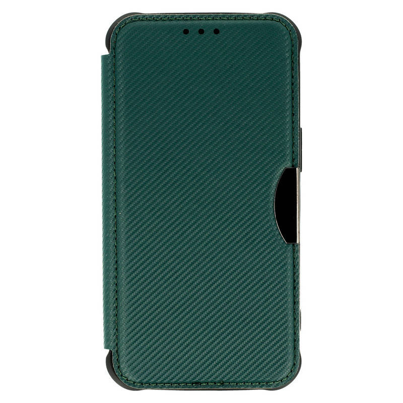 Forcell Razor Carbon Book Cover Case (Samsung Galaxy S23 Plus) dark-green