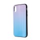 Aurora Glass Case Back Cover (Xiaomi Redmi 7A) blue-pink