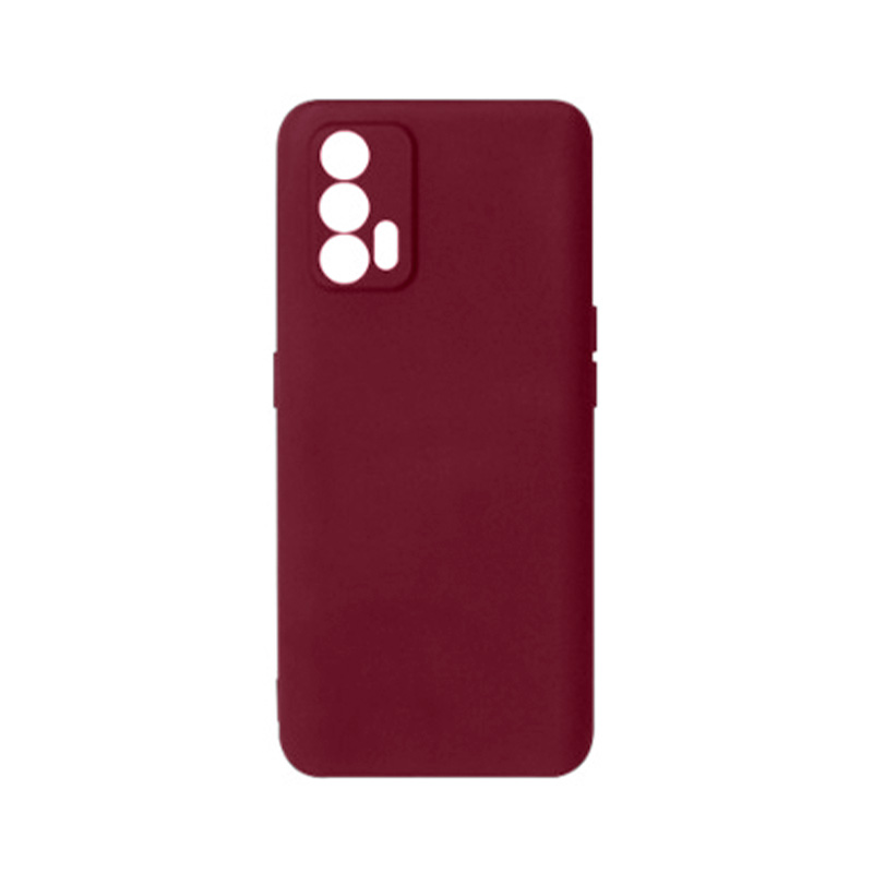 Silicone Soft Case Back Cover (Realme GT 5G) burgundy