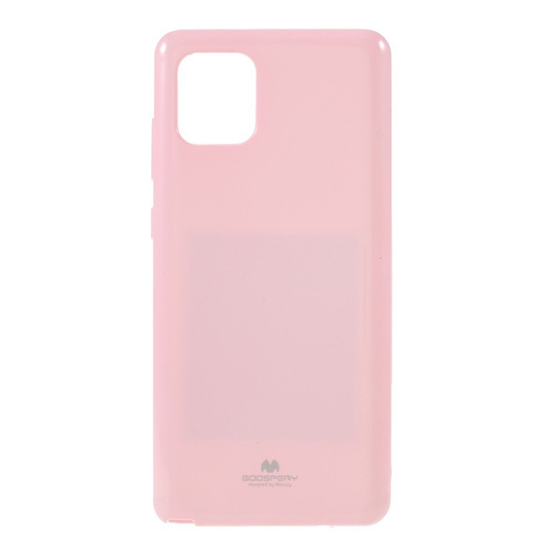 Goospery Jelly Case Back Cover (Samsung Galaxy Note 10 Lite) light pink