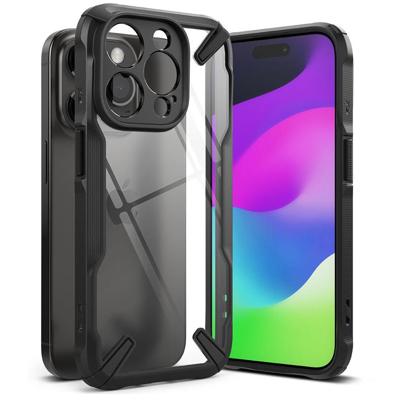 Ringke Fusion-X Back Case (iPhone 15 Pro) black
