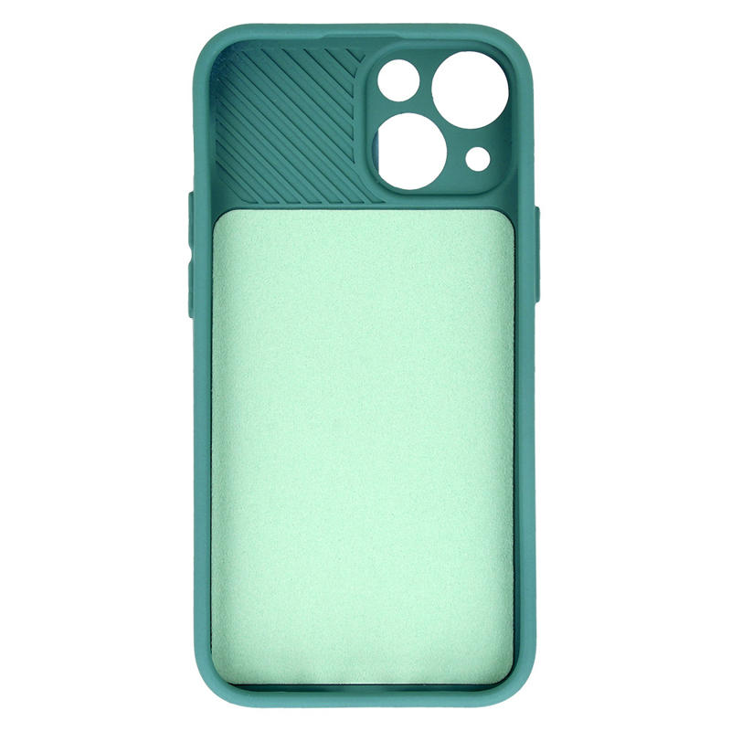 Camshield Soft Case Back Cover (iPhone 14 Pro) dark-green