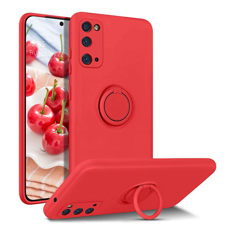 Finger Grip Case Back Cover (Samsung Galaxy A52 / A52S) red