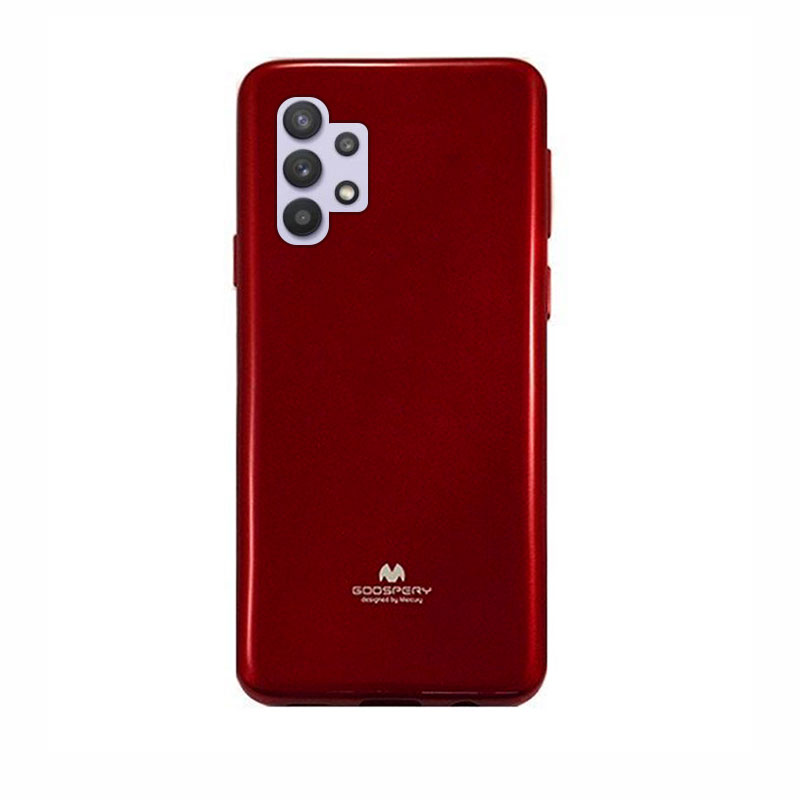 Goospery Jelly Case Back Cover (Samsung Galaxy A32 5G) red