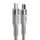 Dudao LC5MAX 100W PD Type-c / Type-c Data Cable 1m (grey)