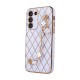 Glamour Quilted Case Back Cover (Samsung Galaxy S21) white