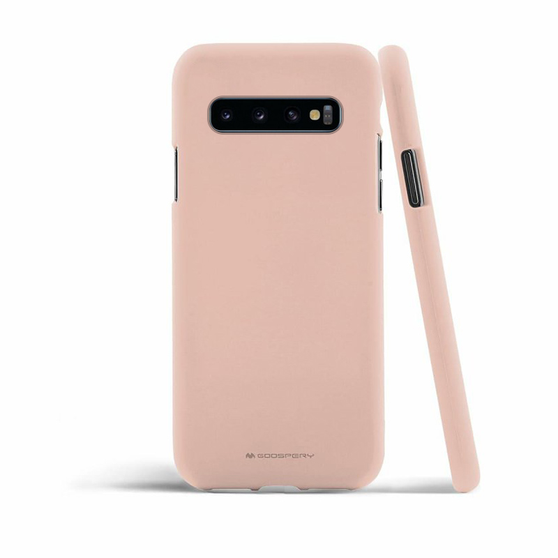 Goospery Soft Feeling Back Cover (Samsung Galaxy S10) beige