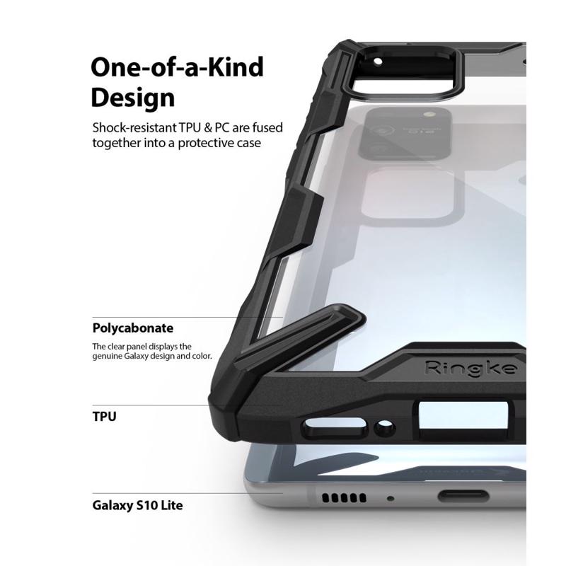Ringke Fusion-X Back Case (Samsung Galaxy S10 Lite) black (FUSG0049)