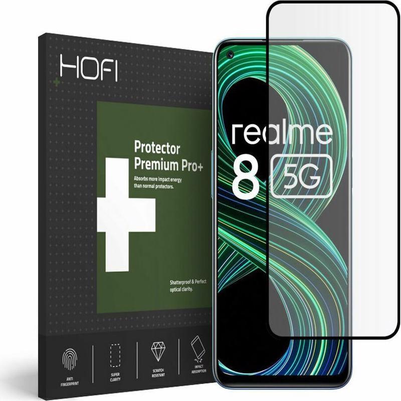 Hofi Tempered Glass Pro+ 9H (Realme 8 5G) black
