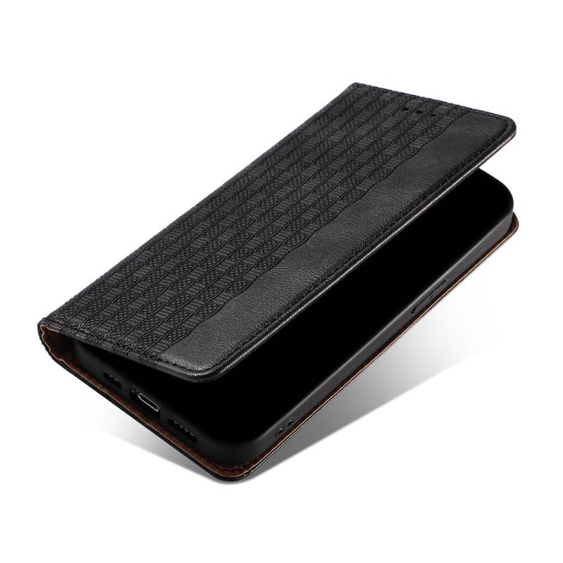 Magnet Wallet Strap Lanyard Book (Samsung Galaxy S22 Ultra) black