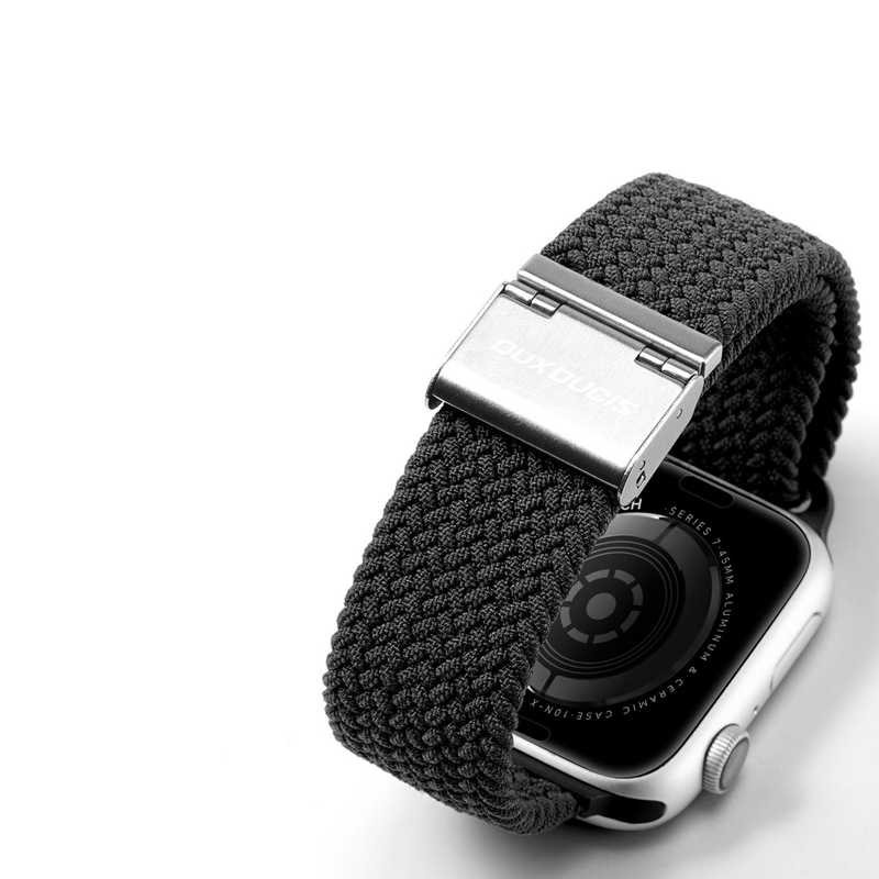 Dux Ducis Mixture II Braided Band Bracelet (Apple Watch All Models) (42/44/45/49mm) black