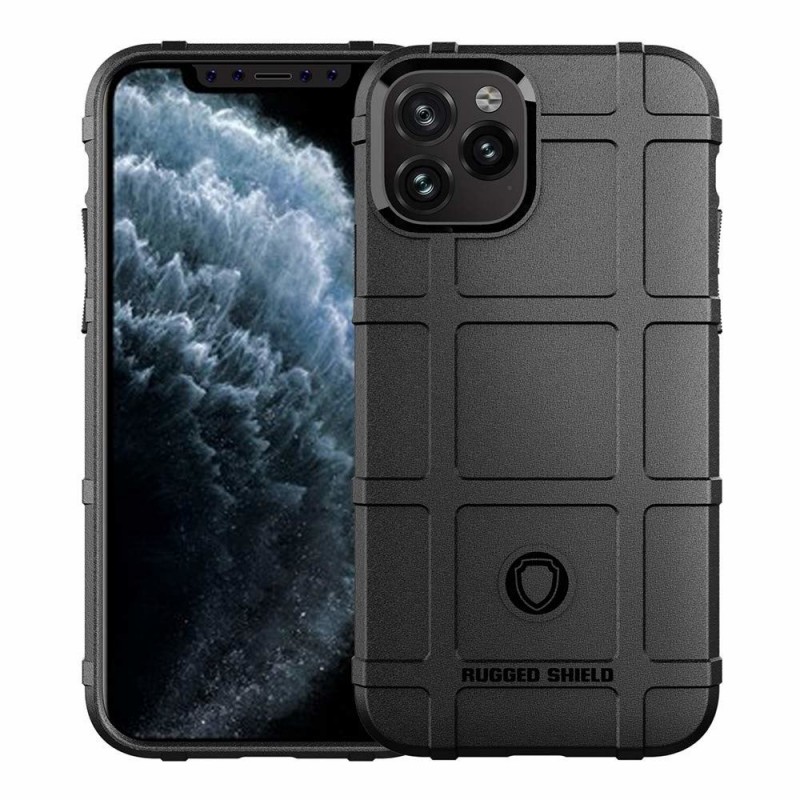 Anti-shock Square Armor Case Rugged Cover (iPhone 11 Pro) black