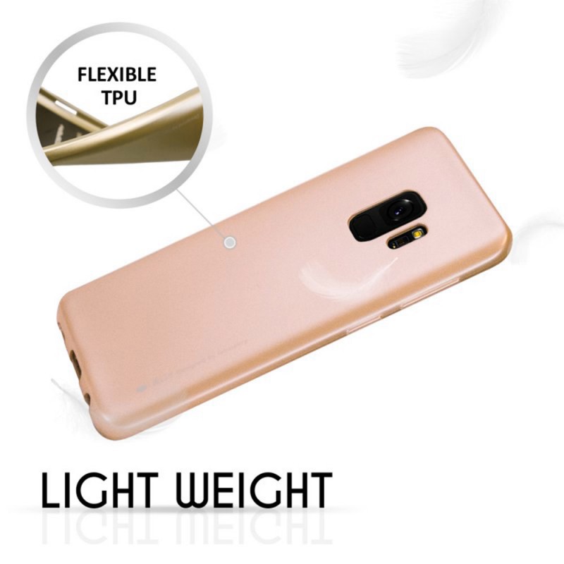 Goospery i-Jelly Case Back Cover (Samsung Galaxy S9) rose gold