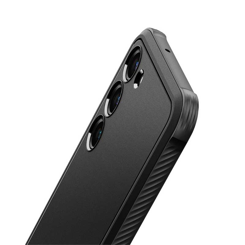 Spigen® Rugged Armor™ ACS05665 Case (Samsung Galaxy S23 Plus) matte black