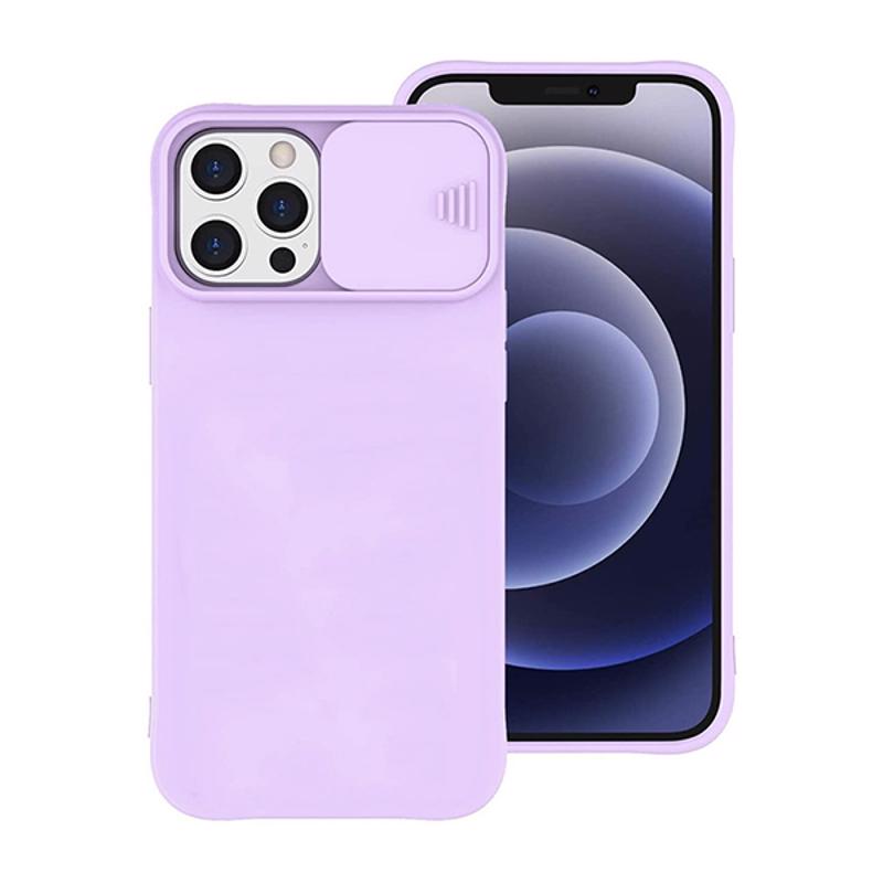 Nexeri Cam Slider Case Back Cover (iPhone 12 Pro) purple
