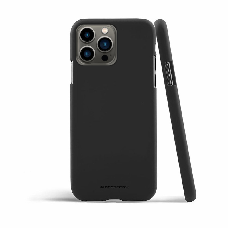 Goospery Soft Feeling Back Cover (iPhone 13 Pro) black