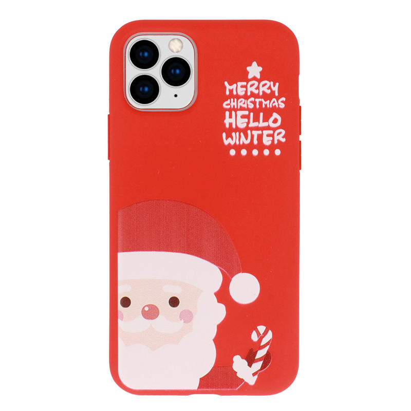 Christmas Back Cover Case (iPhone 13) design 7 red