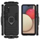 Finger Ring Rugged Case Back Cover (Samsung Galaxy A02s) black