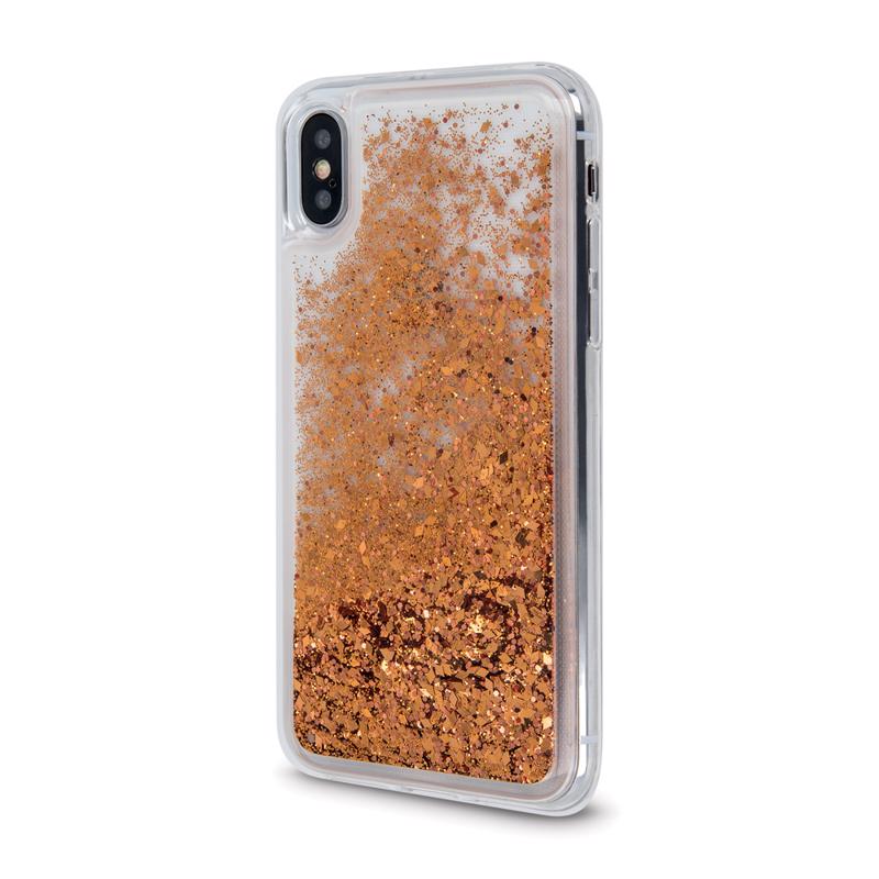 Liquid Crystal Glitter Armor Back Cover (Huawei P40 Lite E) gold