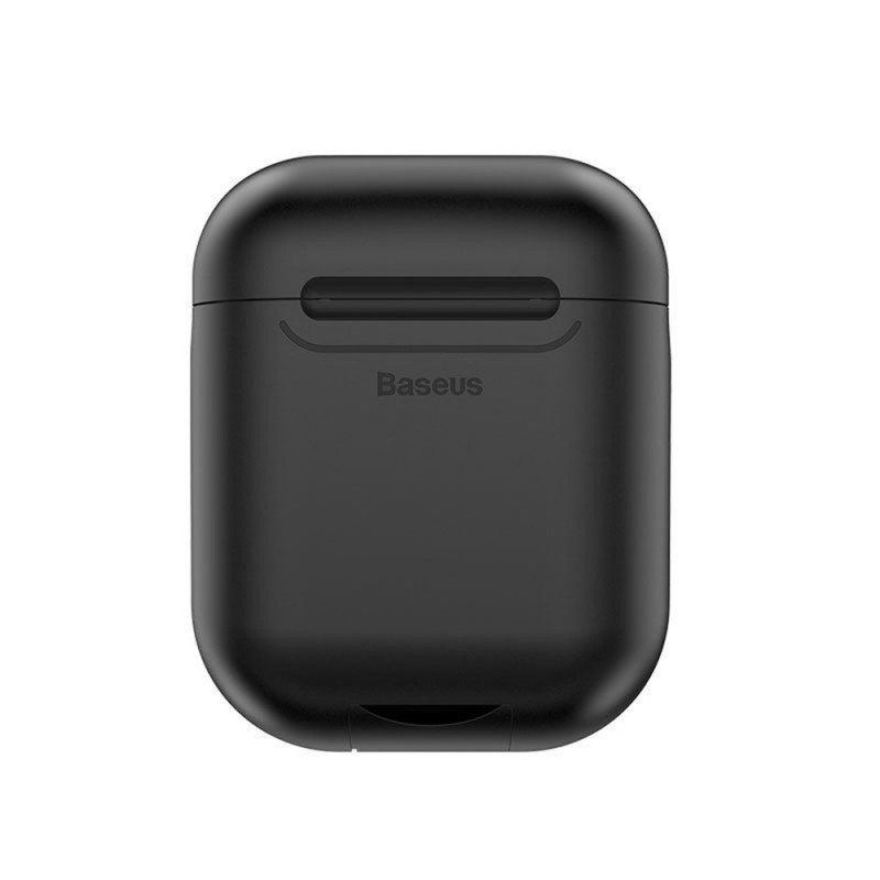 Baseus Θήκη σιλικόνης Wireless Charge Support (Apple AirPods) (WIAPPOD-01) black
