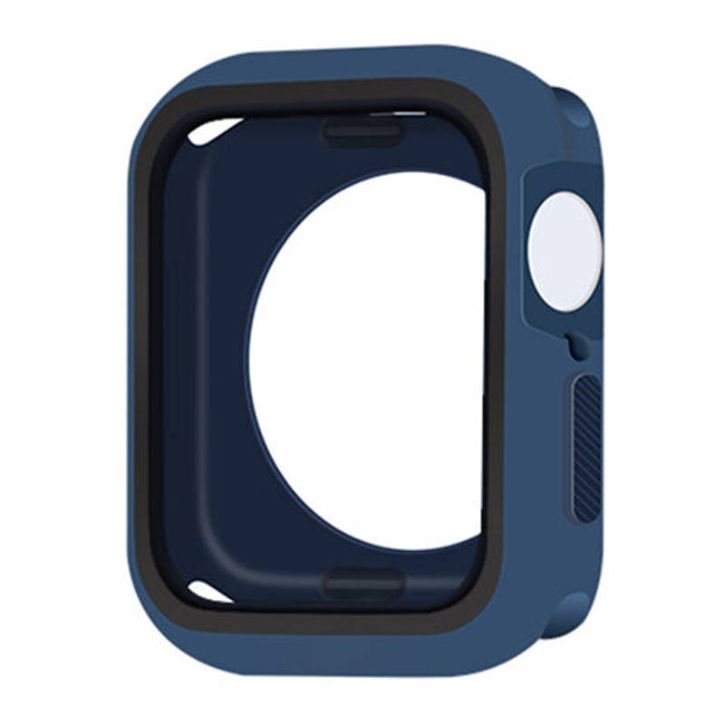 Slim Silicone Case (Apple Watch 45mm) navy-black