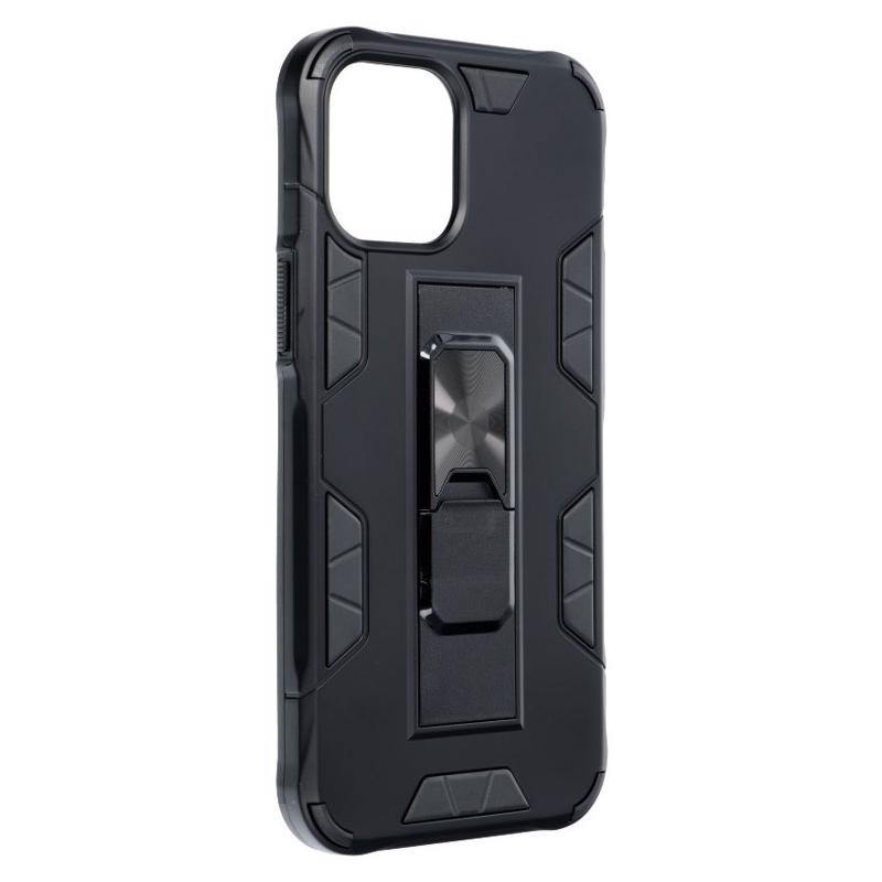 Defender Stand Case Back Cover (iPhone 12 / 12 Pro) black