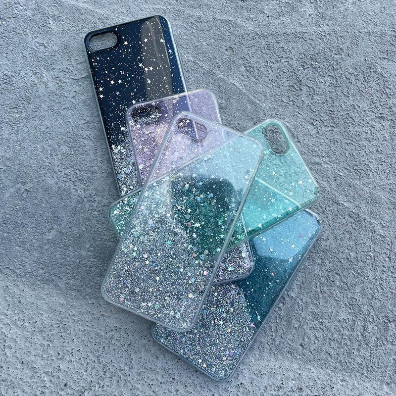 Star Glitter Shining Armor Back Cover (iPhone 13 Pro Max) clear