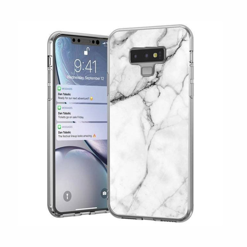 Wozinsky Marble Case Back Cover (Samsung Galaxy Note 9) white