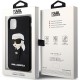 Karl Lagerfeld® HardCase Rubber Ikonik 3D Case (iPhone 11 / XR) black-black