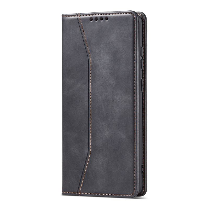 Magnet Fancy Wallet Case (iPhone 14 Pro Max) black