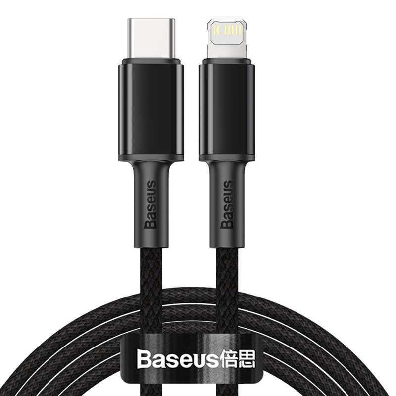 Baseus Type-C / Lightning Cable Fast Charge PD 20W 2m (CATLGD-A01) black