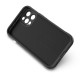 Silky Shield Back Cover Case (iPhone 12) black