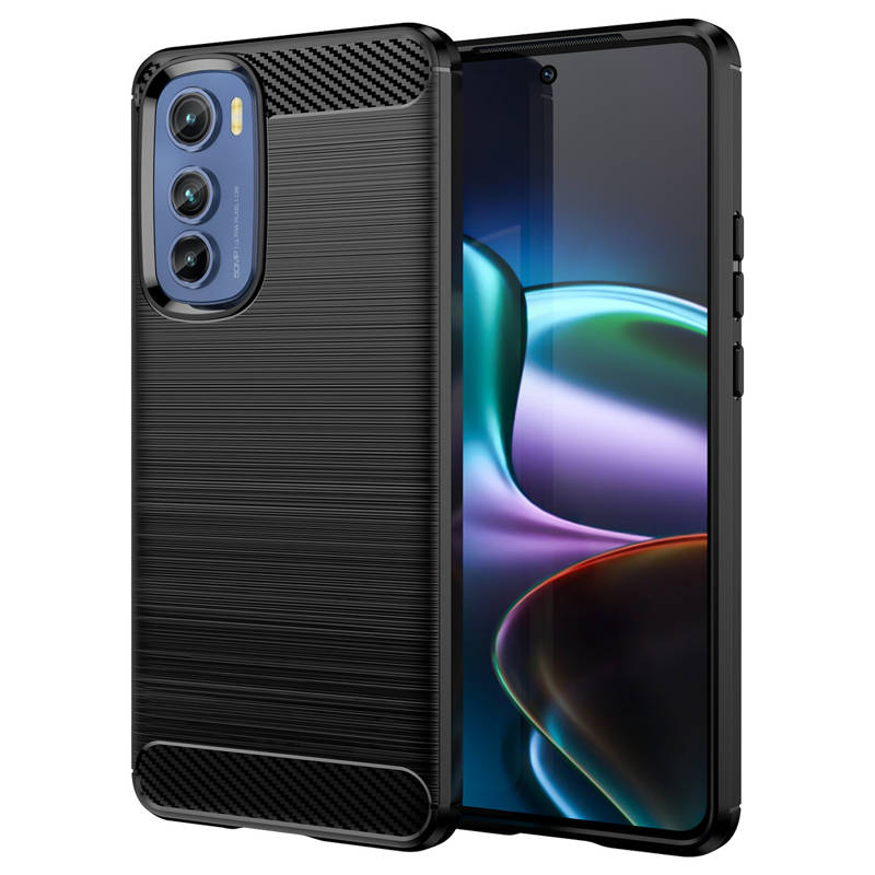 Carbon Case Back Cover (Motorola Edge 30) black