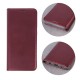 Smart Magnetic Leather Book Cover (Samsung Galaxy A51) burgundy
