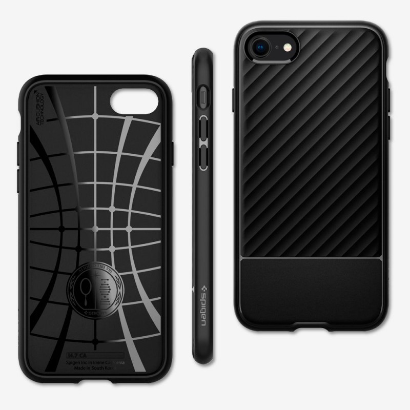 Spigen® Core Armor™ ACS00881 Case (iPhone SE 2 / 8 / 7) matte black