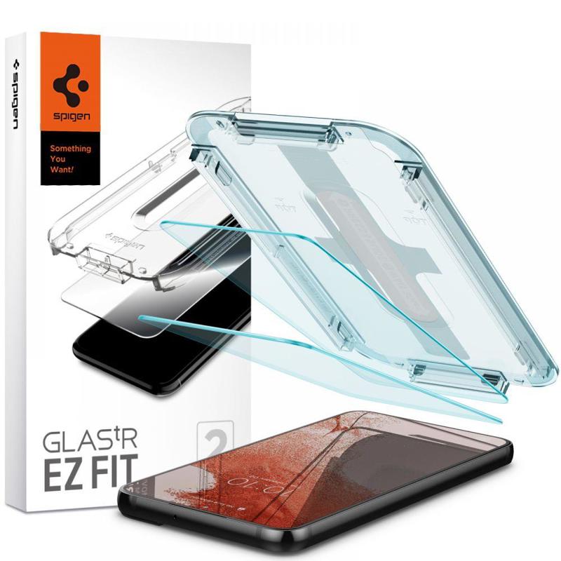 Spigen® GLAS.tR™ Ez Fit (x2Pack) Tempered Glass (Samsung Galaxy S22 Plus)