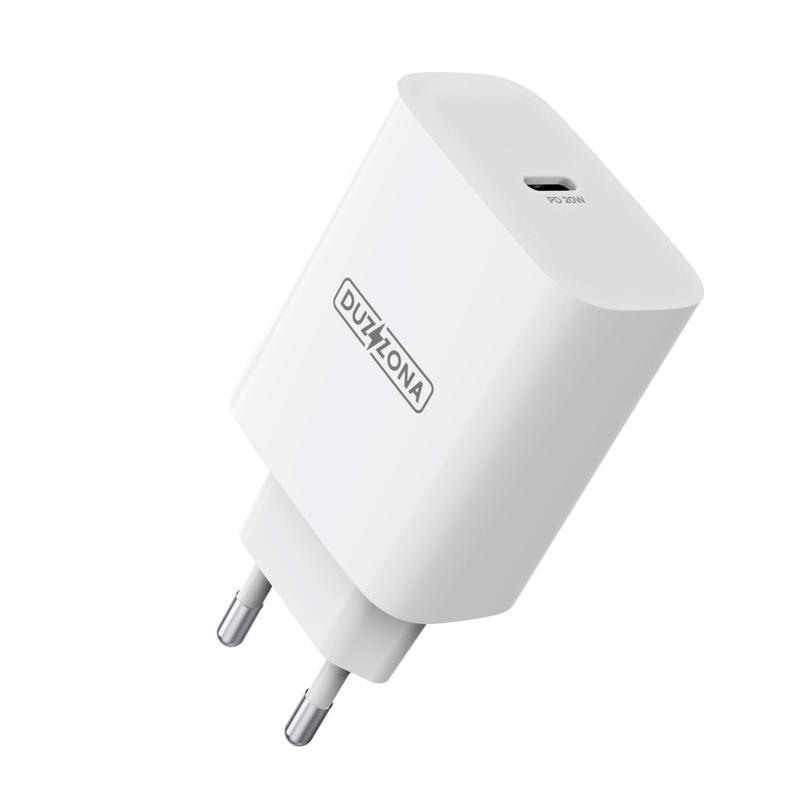 Duzzona T3 Wall Charger 20W Type-C PD QC3.0 (white)