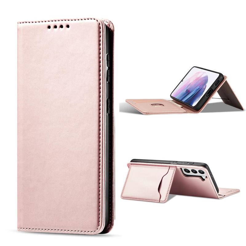 Wallet Card Holder Book Case (Samsung Galaxy S22) pink