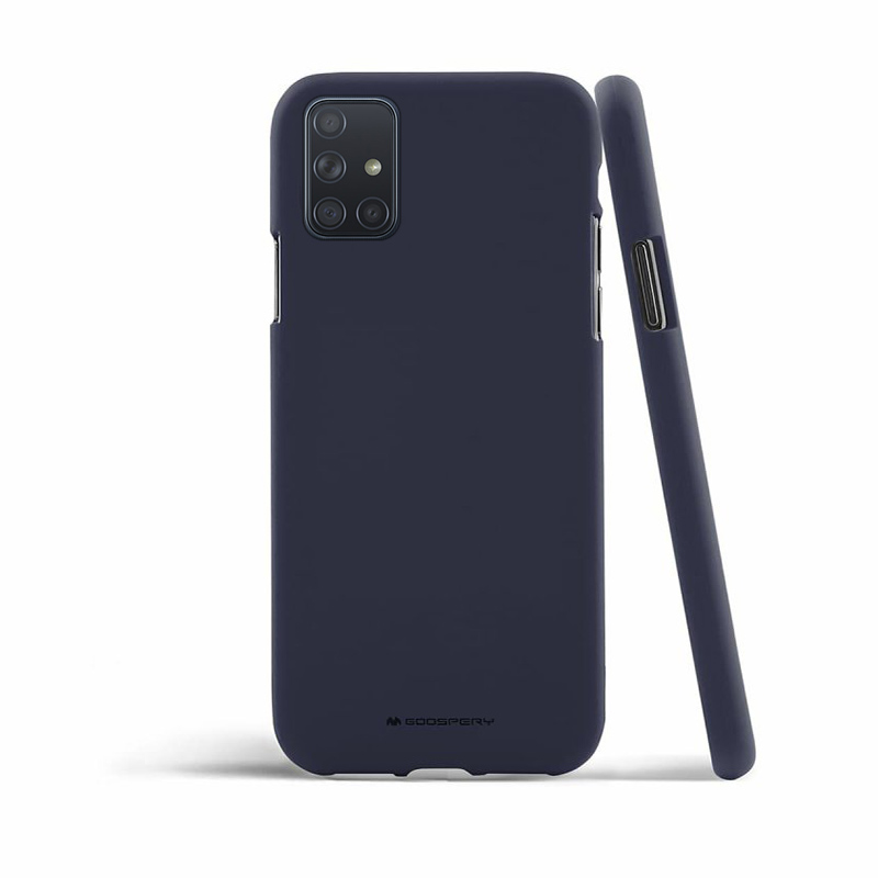 Goospery Soft Feeling Back Cover (Samsung Galaxy A71) blue